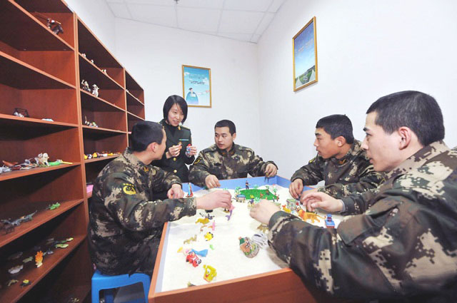 沙盘游戏运用于青年军人中
